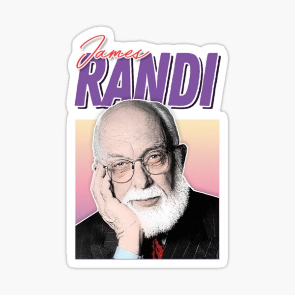 &ldquo;James Randi&rdquo; Sticker for Sale by AnthonyConan | Redbubble