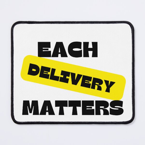 Item preview, Retro Each Delivery Matters Black Font | Driver Service Appreciation designed and sold by deliverylife.