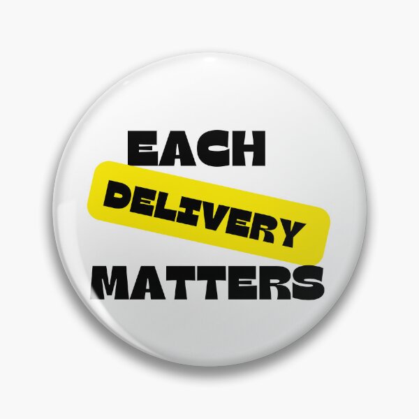 Item preview, Retro Each Delivery Matters Black Font | Driver Service Appreciation designed and sold by deliverylife.