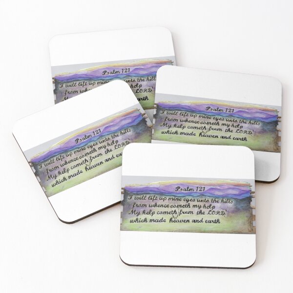 Item preview, Psalm 121 I will lift up my eyes mountain painting  designed and sold by Stephanie  Skeem.
