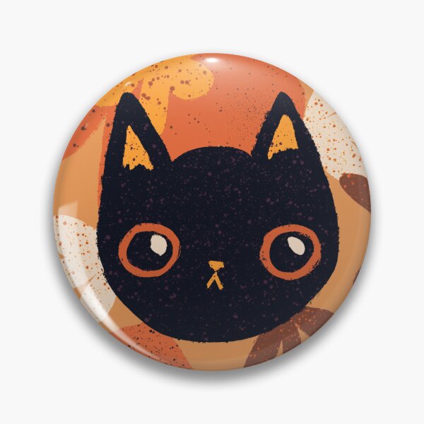 Item preview, Orange Floral cat  designed and sold by frumpybuncrafts.