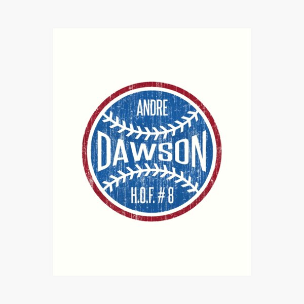 Andre Dawson Stats Sticker for Sale by wardwilliam90