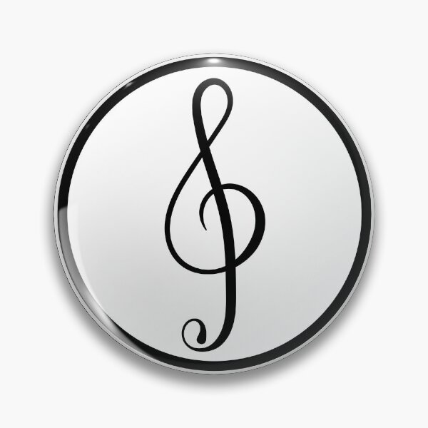 Item preview, Treble Clef - Music Notation - Musician designed and sold by JourneyCreative.