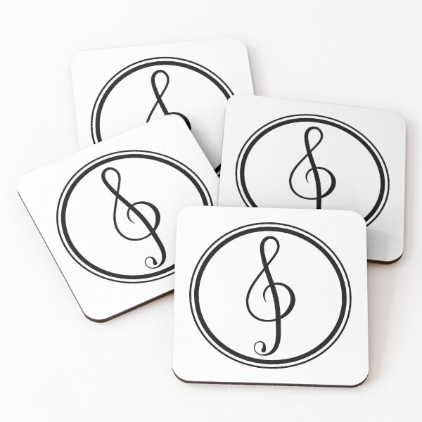 Item preview, Treble Clef - Music Notation - Musician designed and sold by JourneyCreative.