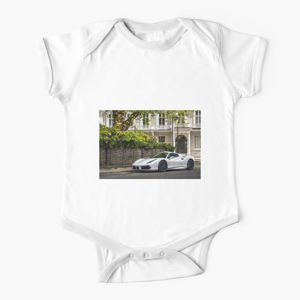 Ferrari 4 Spider Blue Carbon Baby One Piece By Ricoliu Redbubble