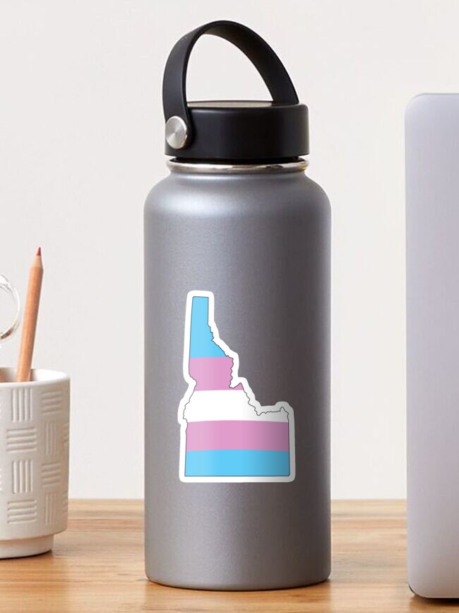 Thumbnail 1 of 3, Sticker, Idaho Trans Pride designed and sold by Gayesthetic.