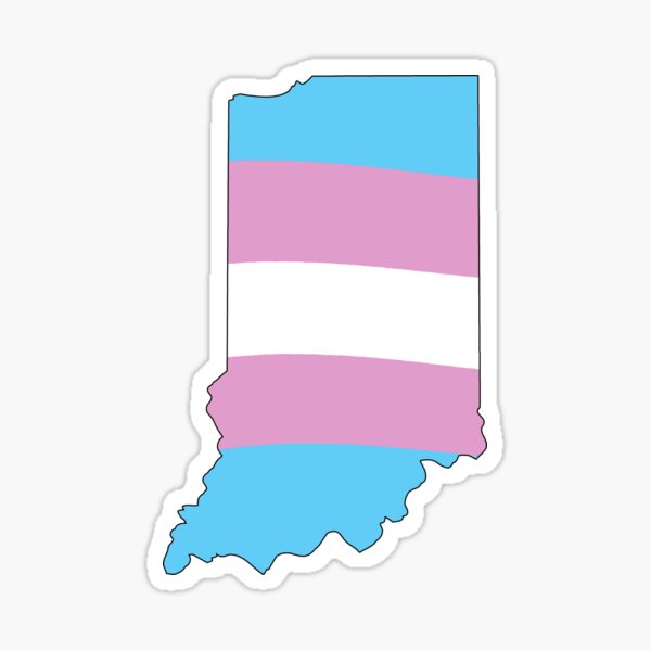 Indiana Trans Pride Sticker