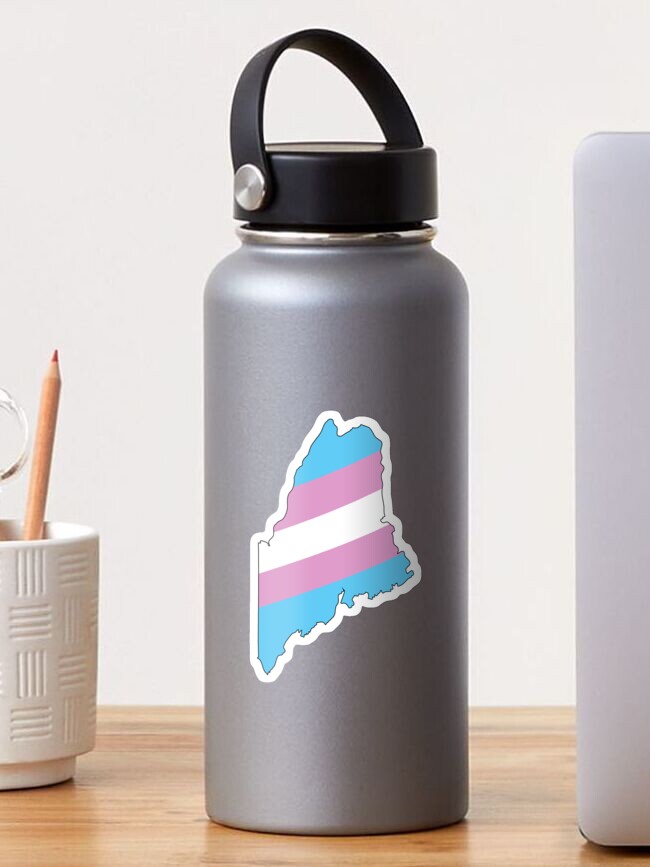Thumbnail 1 of 3, Sticker, Maine Trans Pride designed and sold by Gayesthetic.