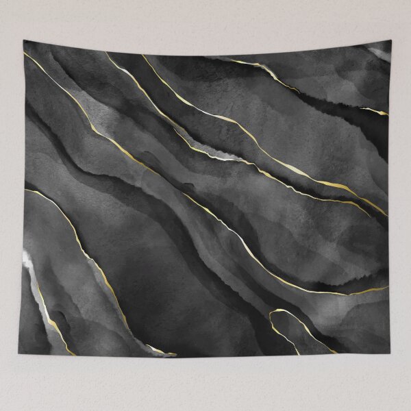 Item preview, Black and Gold Marble Texture  designed and sold by MamineShop.