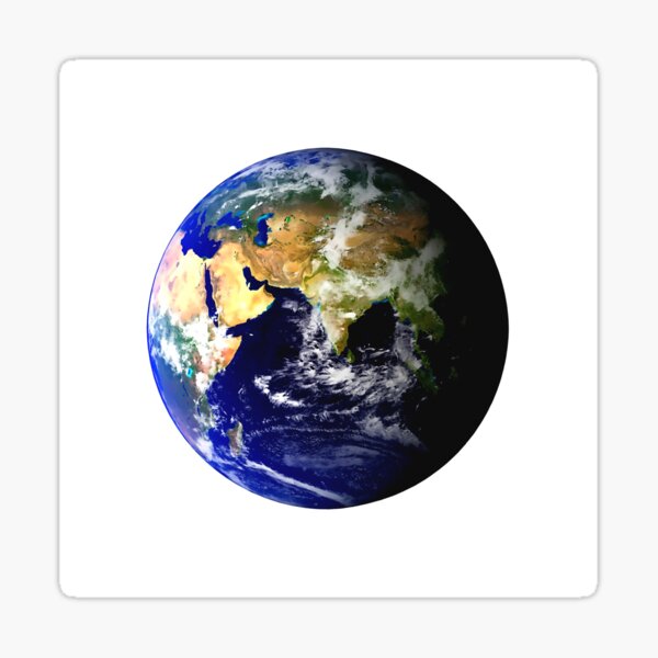 Earth Globe Sticker