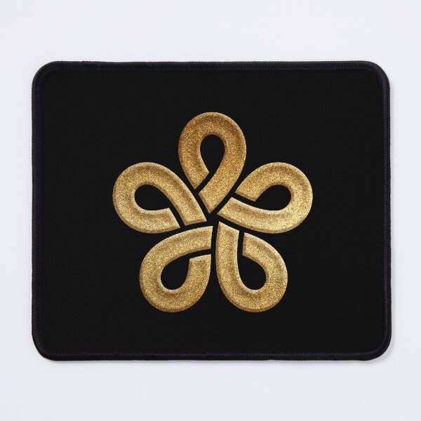 Item preview, Fukuoka Prefecture Symbol in Gold Faux designed and sold by Takeda-art.
