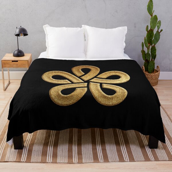 Item preview, Fukuoka Prefecture Symbol in Gold Faux designed and sold by Takeda-art.