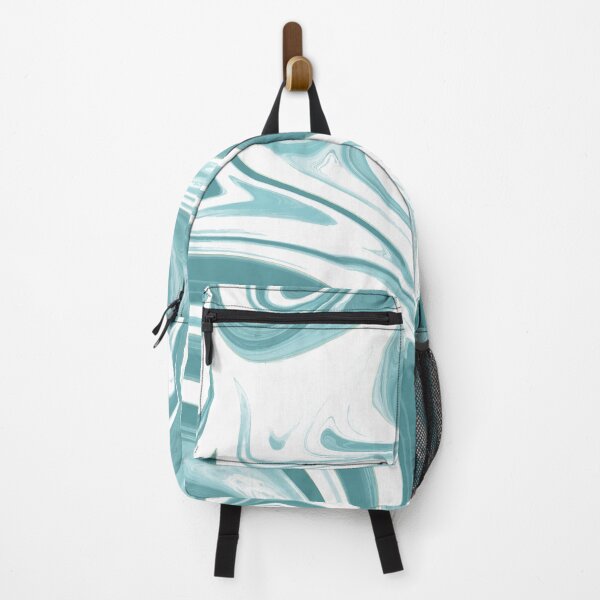Item preview, Turquoise and white Liquid Marble Texture  designed and sold by MamineShop.