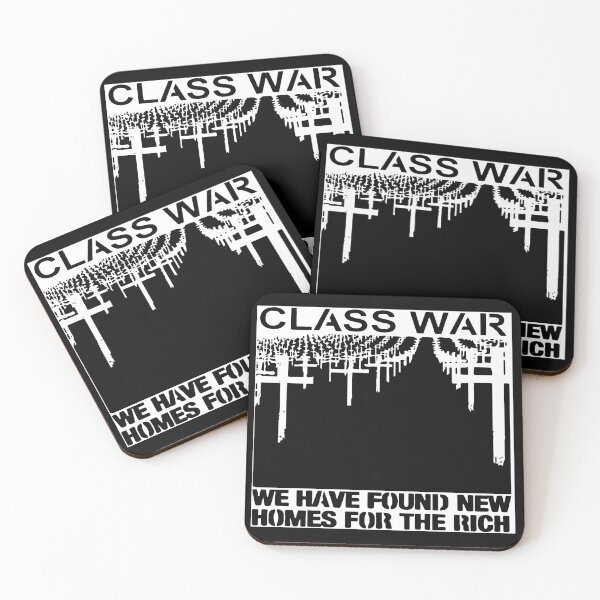 Item preview, Class War - We Have Found New Homes for the Rich designed and sold by ChatNoir01.