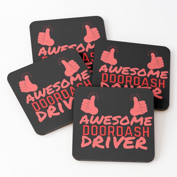 Item preview, Awesome Doordash Driver Red x Black Font | Food Delivery Driver Service Appreciation designed and sold by deliverylife.