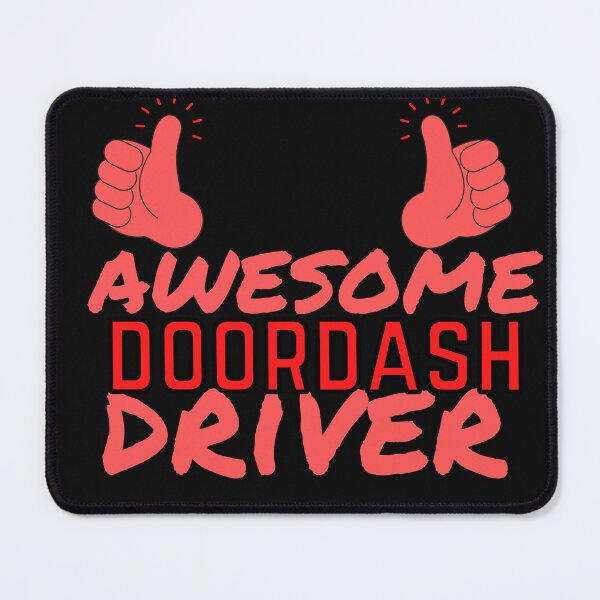 Item preview, Awesome Doordash Driver Red x Black Font | Food Delivery Driver Service Appreciation designed and sold by deliverylife.