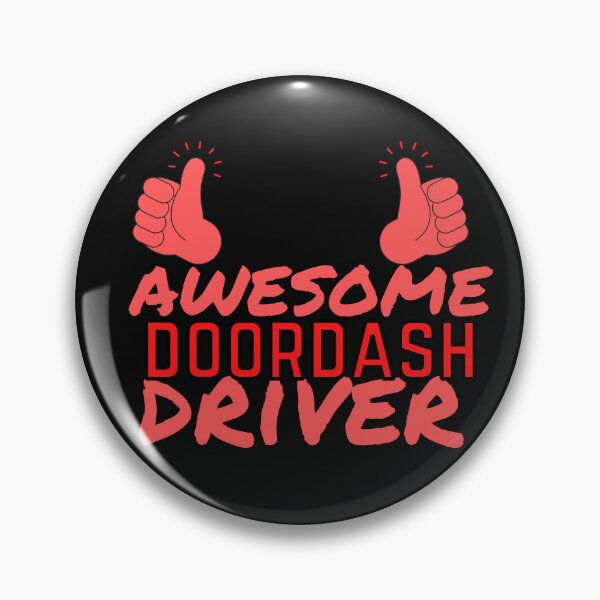 Item preview, Awesome Doordash Driver Red x Black Font | Food Delivery Driver Service Appreciation designed and sold by deliverylife.