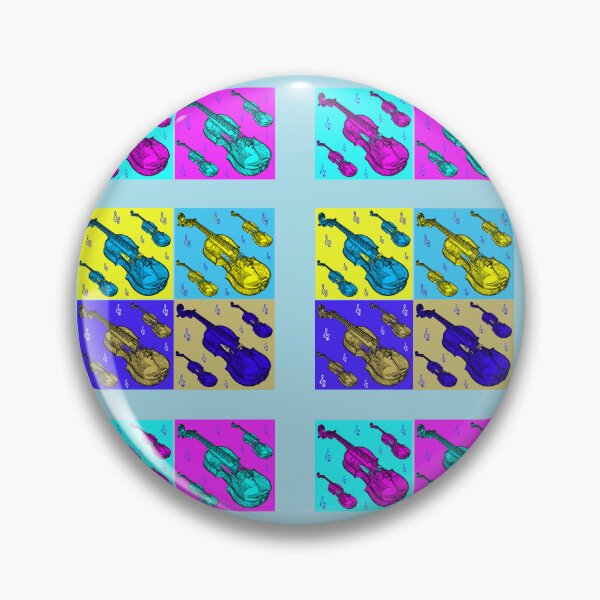 Item preview, Multi-color Violin Sticker Pack designed and sold by ThisNThatImages.
