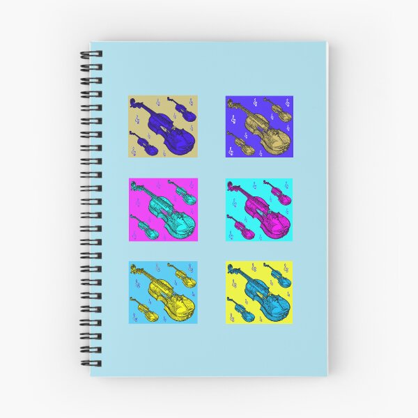Item preview, Multi-color Violin Sticker Pack designed and sold by ThisNThatImages.