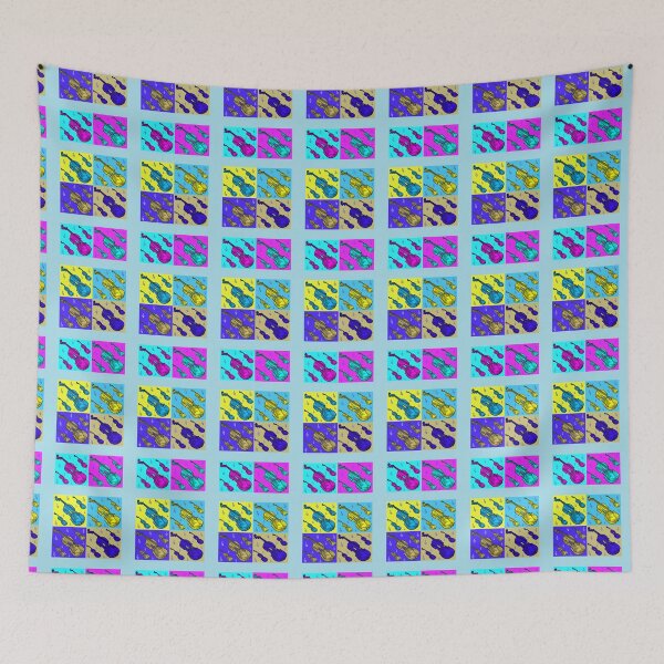 Item preview, Multi-color Violin Sticker Pack designed and sold by ThisNThatImages.