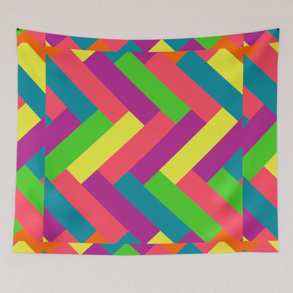 Item preview, Juicy Tropical Colors Rectangle Pattern designed and sold by Greenbaby.