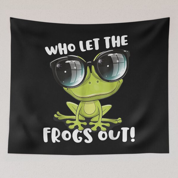 Item preview, Funny Passover Who Let The Frogs Out Shirt Jewish Seder T-Shirt designed and sold by Azim-Stefan.