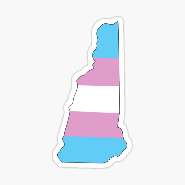 New Hampshire Trans Pride Sticker