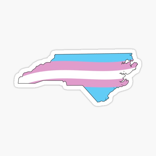 North Carolina Trans Pride Sticker