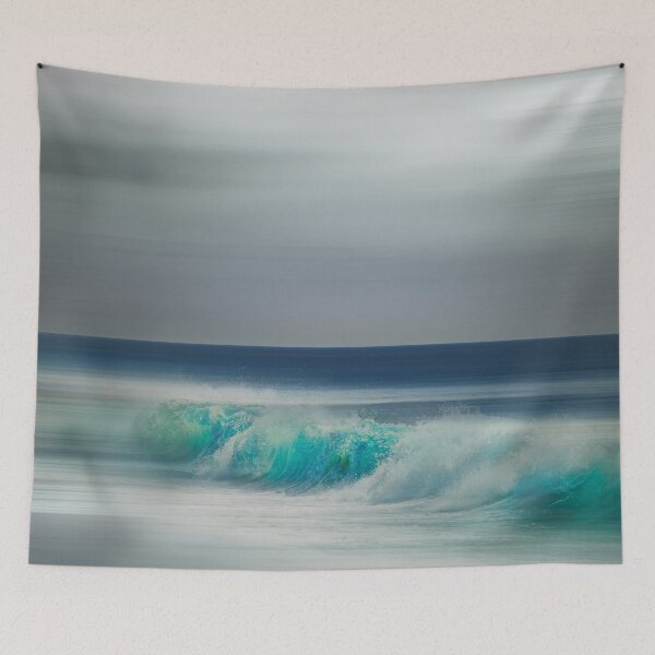 Item preview, Waves Crash - Ocean Wave Crashing on Beach designed and sold by Dyrk Wyst Redbubble Shop.