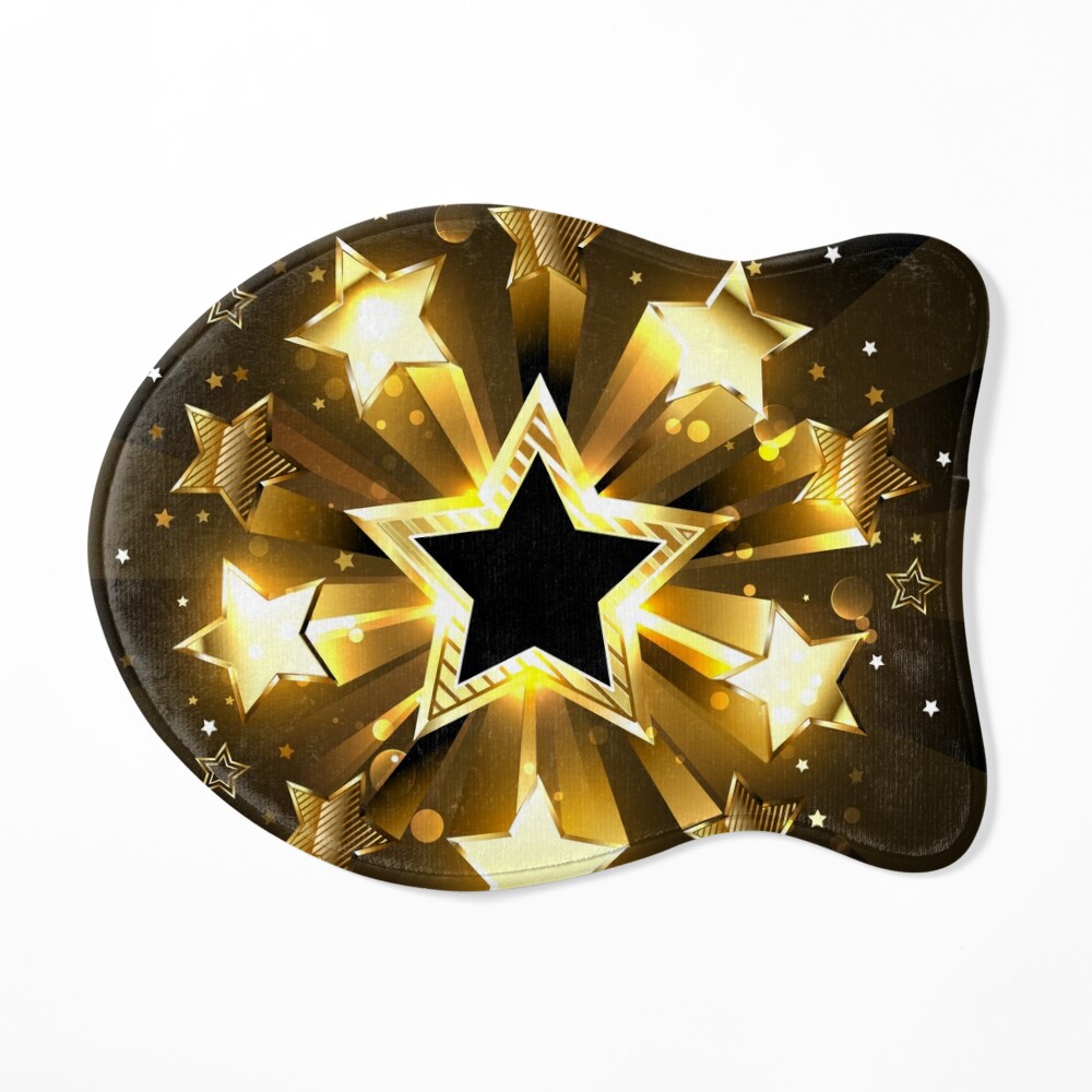 Stellar explosion wits gold stars  Poster for Sale by Blackmoon9