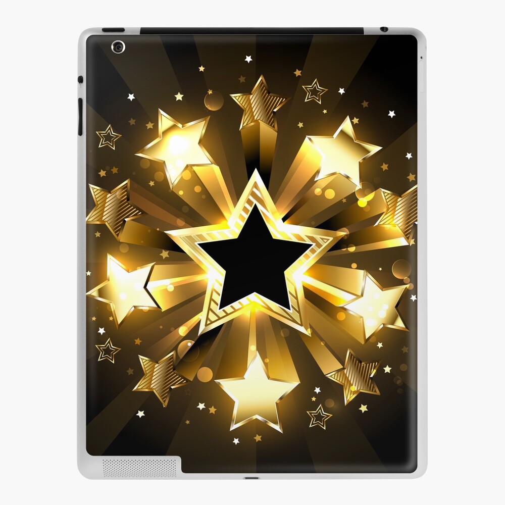 Stellar explosion wits gold stars  Poster for Sale by Blackmoon9