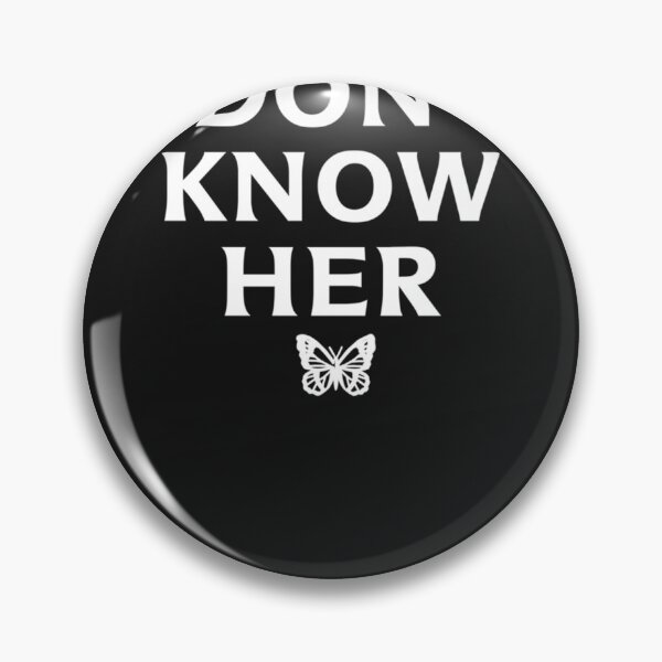 Item preview, I DON&x27;T KNOW HER Mariah Carey Quote Black Classic designed and sold by staceycha.