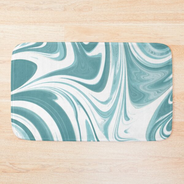 Item preview, Turquoise and white Liquid Marble Texture  designed and sold by MamineShop.