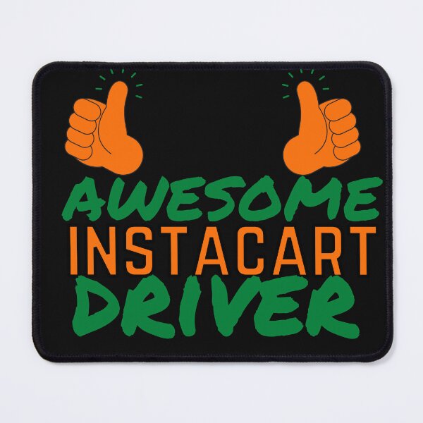 Item preview, Awesome Instacart Driver Orange x Green Font | Food Delivery Driver Service Appreciation designed and sold by deliverylife.