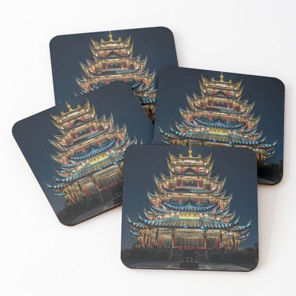 Item preview, China Temple in the night.  designed and sold by LOJIQ.