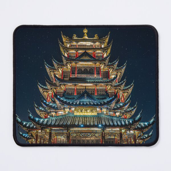 Item preview, China Temple in the night.  designed and sold by LOJIQ.