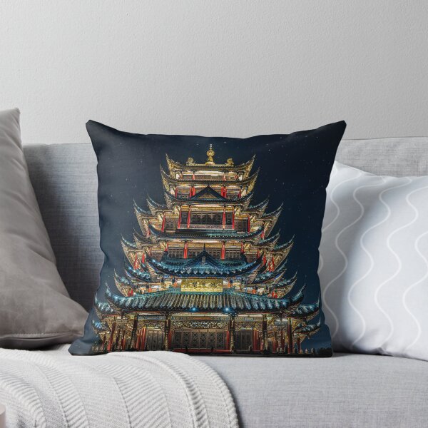 Item preview, China Temple in the night.  designed and sold by LOJIQ.
