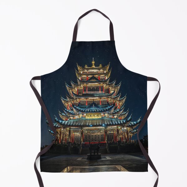 Item preview, China Temple in the night. designed and sold by LOJIQ.