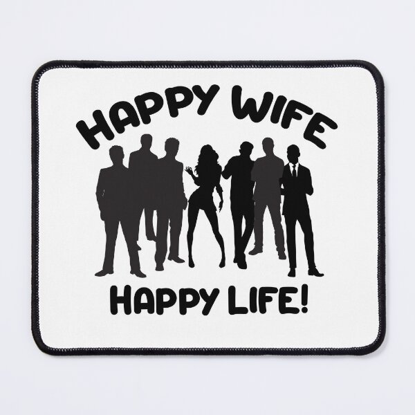 Item preview,  Hotwife Swinger Lifestyle Happy Wife Happy Life - many boyfriends! designed and sold by swingersshop.