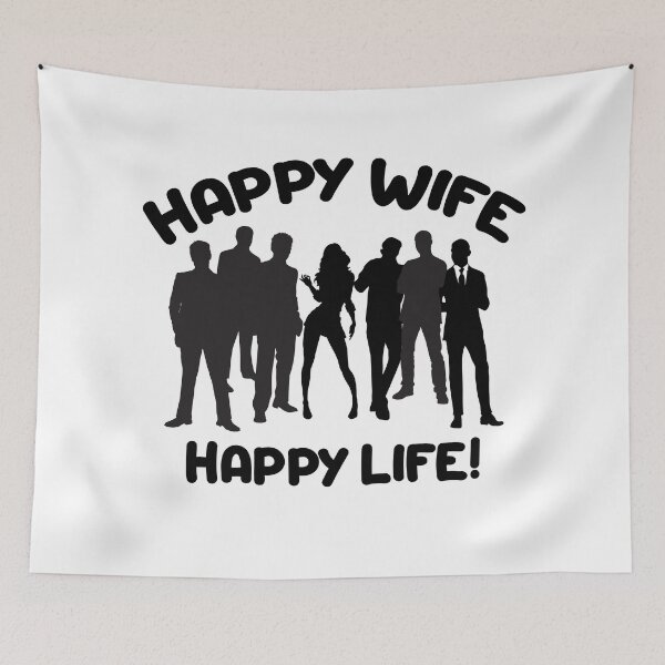 Item preview,  Hotwife Swinger Lifestyle Happy Wife Happy Life - many boyfriends! designed and sold by swingersshop.