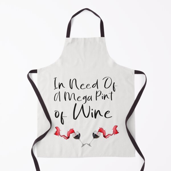 Item preview, Funny Trendy Sarcastic In Need Of A Mega Pint Of Wine T-Shirt designed and sold by Azim-Stefan.