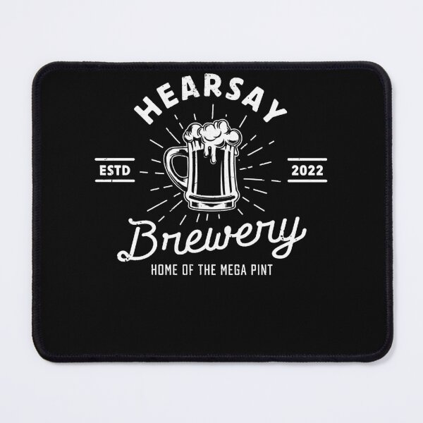 Item preview, Hearsay Mega Pint Brewing Home Of The Mega Pint designed and sold by MaryTaylorShop.