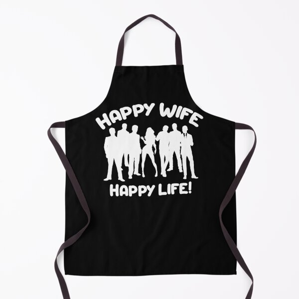 Item preview, Hotwife Swinger Lifestyle Happy Wife Happy Life - many boyfriends! For dark colors. designed and sold by swingersshop.