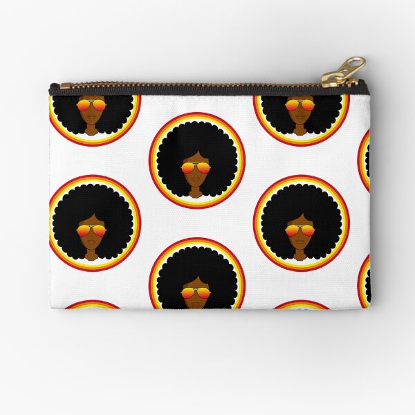 Black Girl Magic Red Shades Zipper Pouch