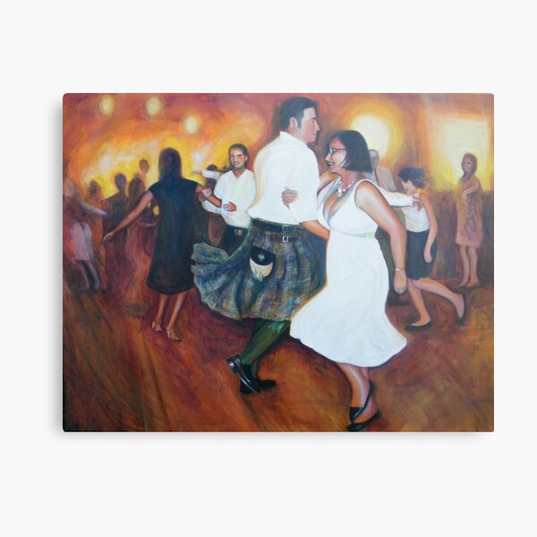 Highland Wedding Metal Print
