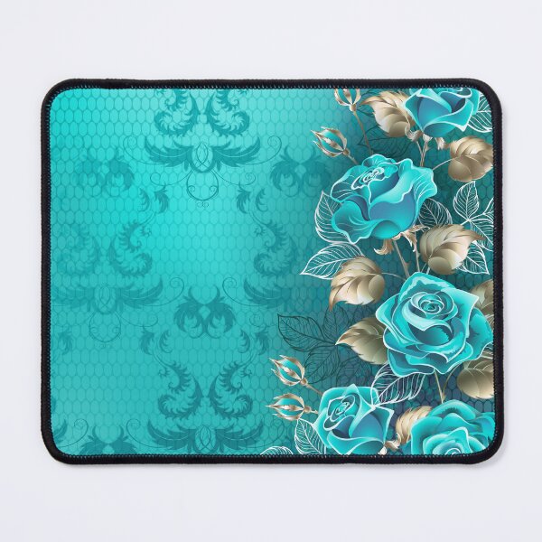 Item preview, Composition with Turquoise Roses designed and sold by Blackmoon9.