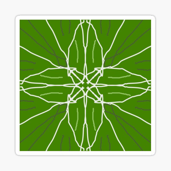 leaf mandala Sticker