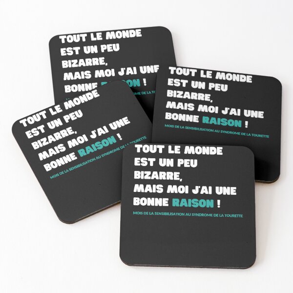 Aperçu de l'œuvre Tout le monde est un peu bizarre en lettres blanches Raison créée et vendue par MaryTaylorShop.