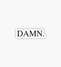 DAMN - Kendrick Lamar - Small Logo Sticker