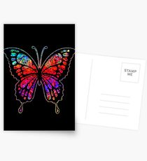 Psychedelic Butterfly Postcards
